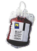 Blut spenden rettet Leben