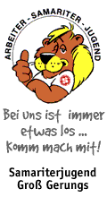 Logo mit dem Löwen Asambi der Samariterjugend Gross Gerungs