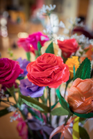 Blumenstrauß aus Seidenblumen
