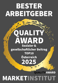 Auszeichnung für den besten Arbeitgeber in Österreich 2025.