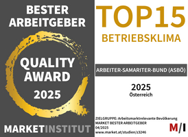 Qualitätsauszeichnung 2025: Bester Arbeitgeber und Top 15 im Betriebsklima.