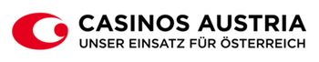 Logo von Casinos Austria mit dem Slogan 