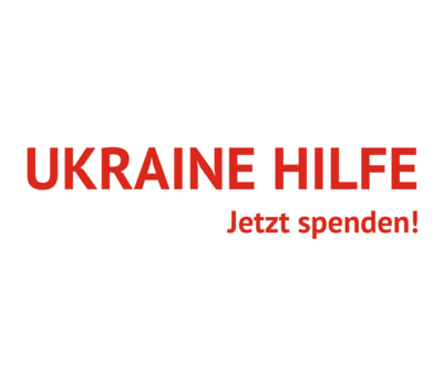 Text in großen roten Buchstaben: 