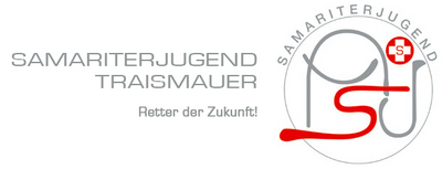 Logo der Samariterjugend Traismauer mit dem Slogan 