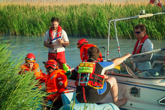 Samariterbund Wasserrettung im Einsatz