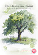 Cover mit Baum von Broschüre Vorsorge und Testament