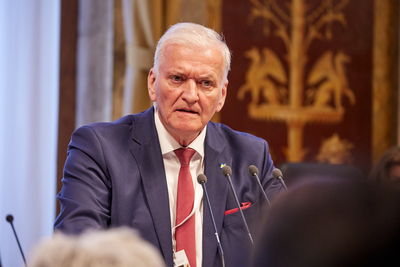 Statement von Franz Schnabl, Präsident Samariterbund Österreich (Foto: Parlamentsdirektion/Thomas Topf)