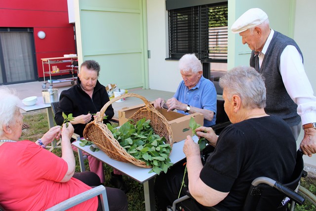 Im Garten ArbeiterSamariterBund Österreichs